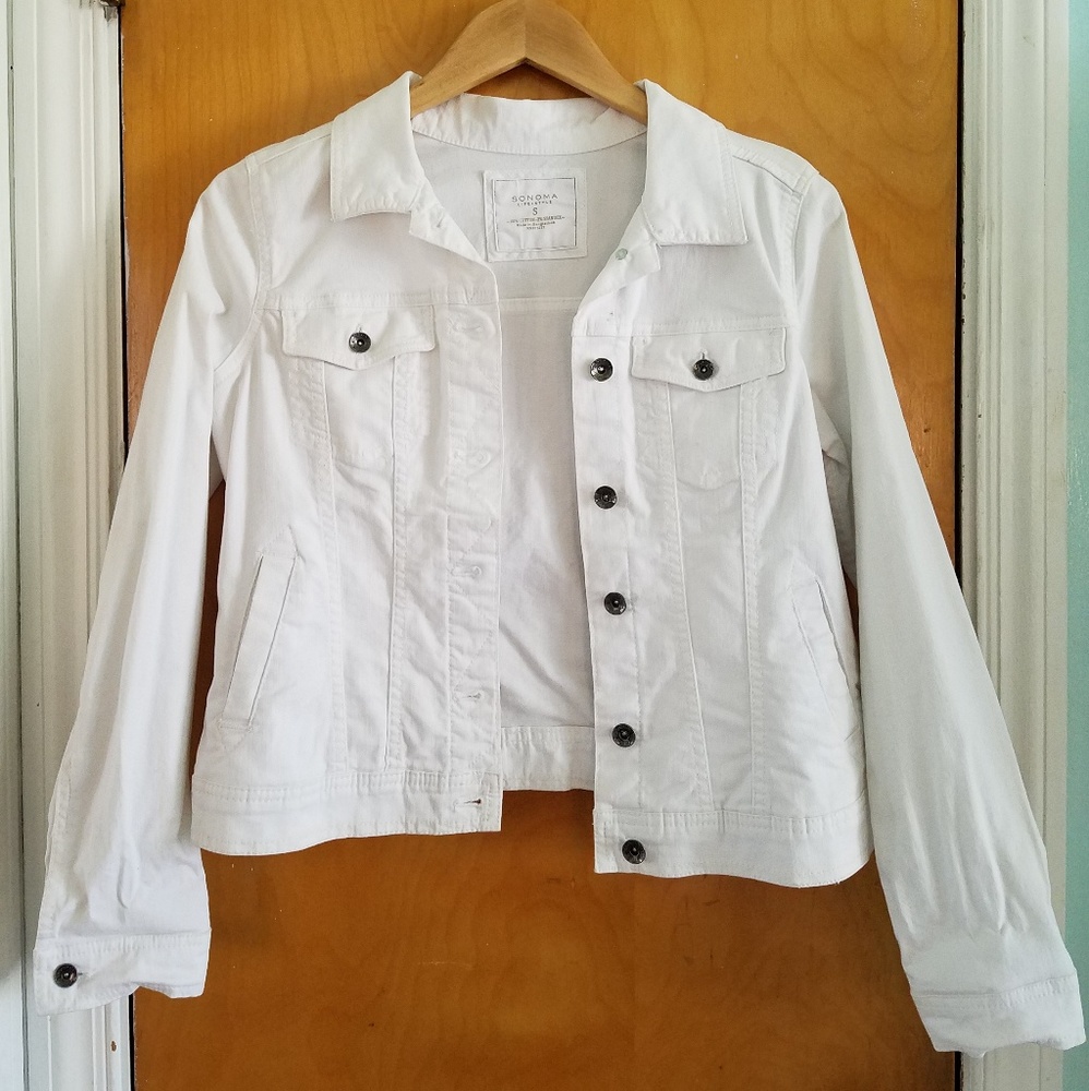 White Jean jacket